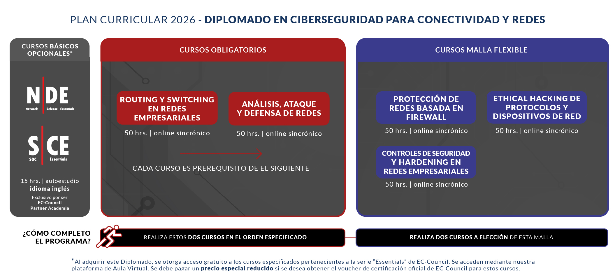 Malla 2025 – Diplomado en Conectividad y Redes